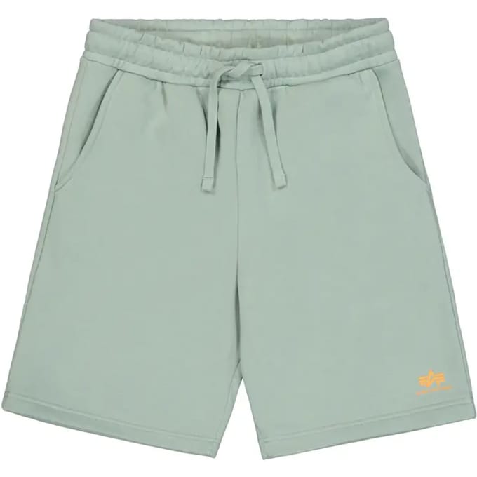 Short met steekzakken en logoprint