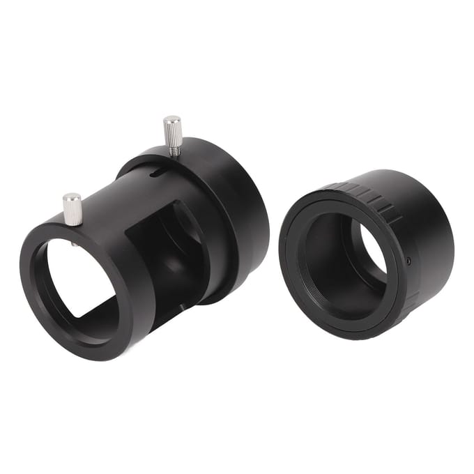 Spotting Scope Camera Adapter Vogelkijk Lens naar Mirrorless Camera Ringbuis met T2 Adapterring black