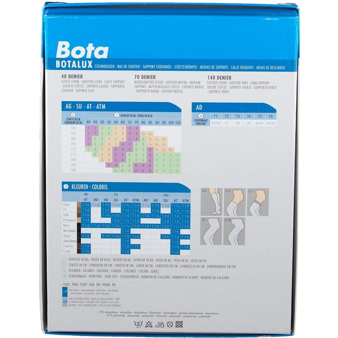 Botalux 140 Stay-Up SU -P Huidskleur Maat 5 1 Kousen