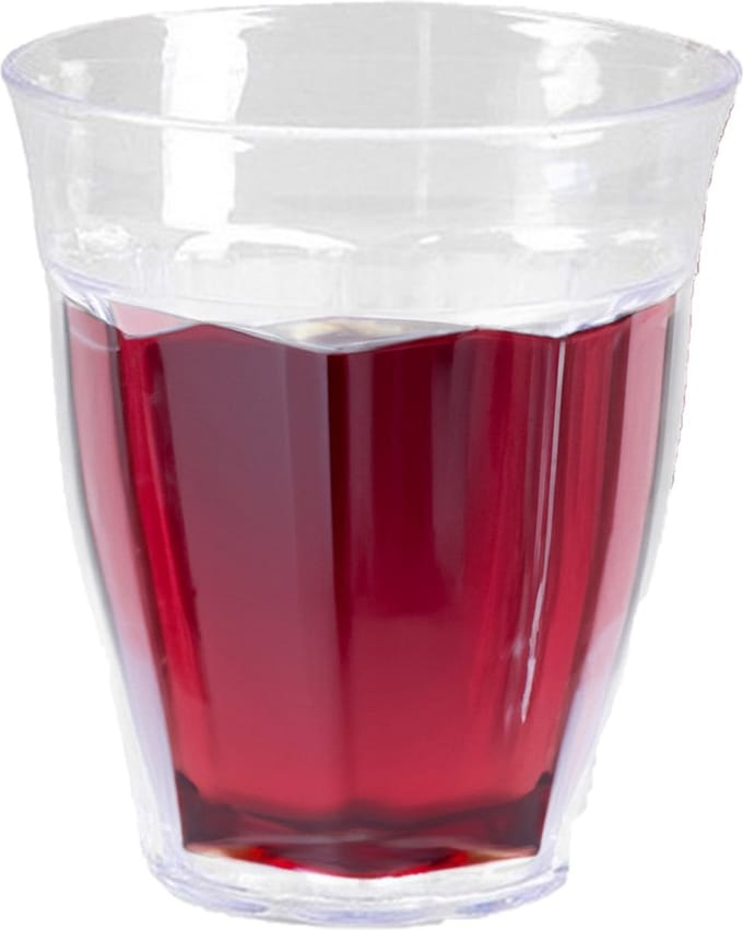 Plasticforte drinkglas - kunststof - transparant - 250 ml - drinkglazen