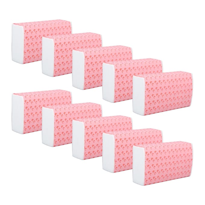 10 Pakken Permanentpapier Verdikt Hittebestendig Zeer Absorberend Permanentpapier voor Kapsalons Thuis pink