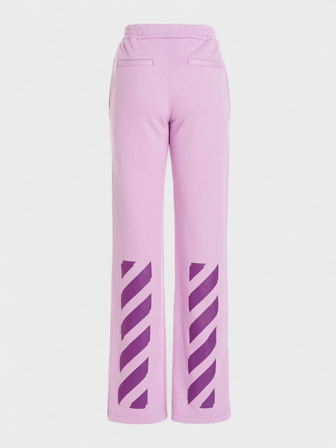 Off-White Diag Tapered Sweatpant Lilac