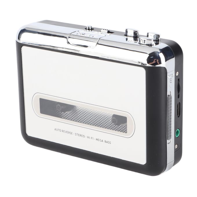 USB-cassetteband naar pc MP3 CD-switcher Converter Capture o Muziekspeler met hoofdtelefoon