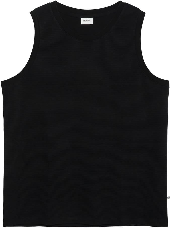 Jacquard Tanktop Met Ronde Halssnit En Ribbelsluiting s.Oliver