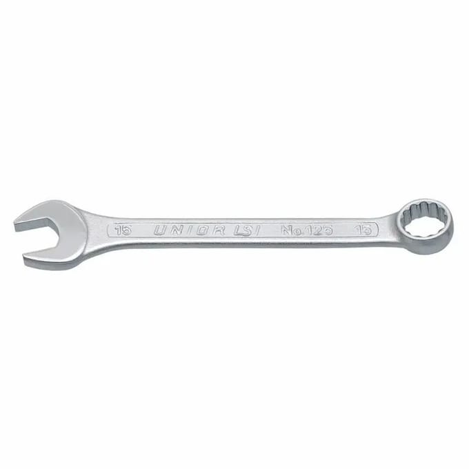 Vlakke moersleutel, schuin Unior 13 mm et 150 mm