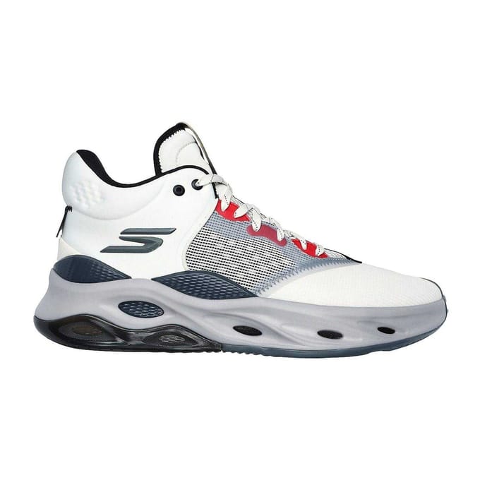 Skechers Skateschoenen van mesh voor heren (Wit/Grijs)