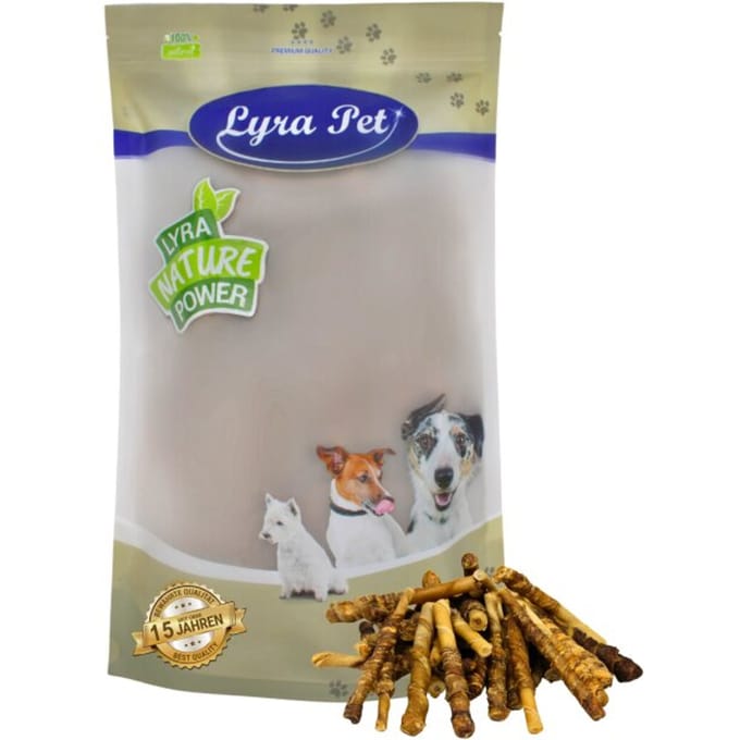 1 kg Lyra Pet® buffelsticks met rundvleesreepjes