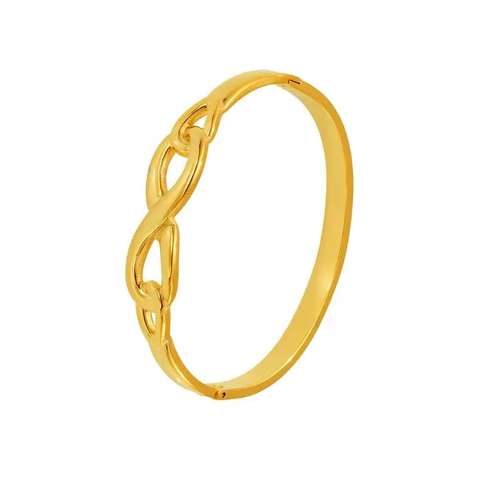 WeLoveSilver - chirurgisch stalen armband - infinity bangle - 17 cm