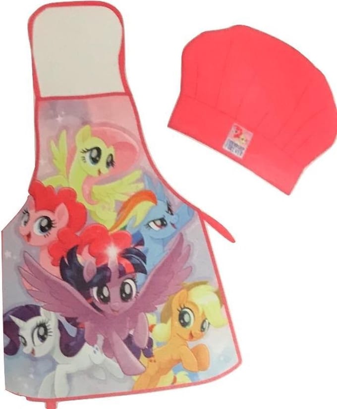 My Little Pony kooksmuts en schort voor meisjes