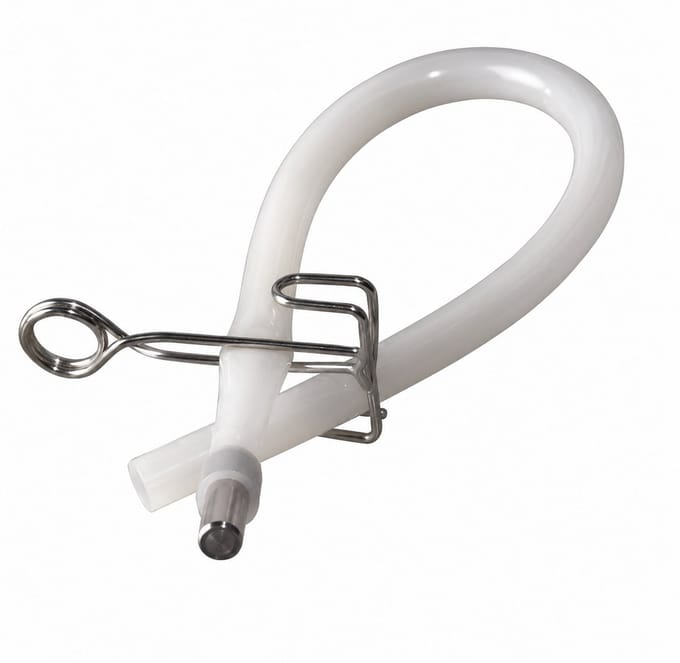 Aftapslangetje voor Stoomextractor / Ontsapper – Inclusief Klem – 26 cm