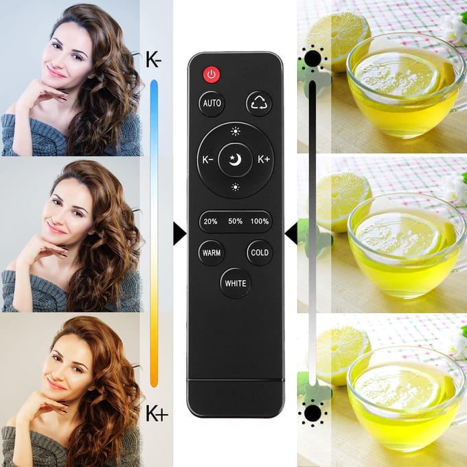 Camnoon Studio Fotografie Lichtkit Softbox Verlichtingsset met 85W 3000K-6000K Bi-kleur Temperatuur EU Plug zwart