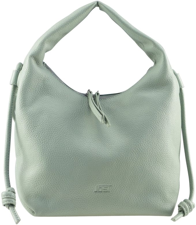 JOST Leren Schoudertas Vika Hobo Bag Lagoon Mintgroen