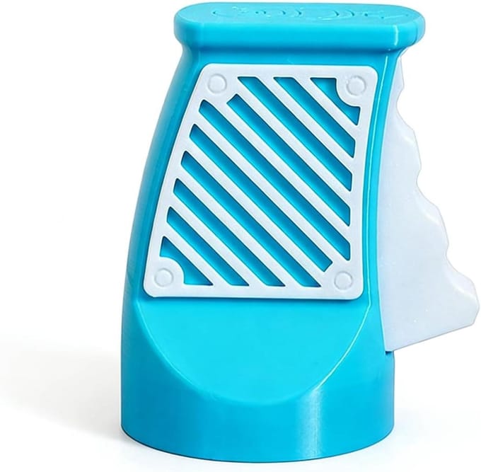 Handmatige blikopener - Drank opener - Moeiteloos openen - Robuuste 3D-print - 107 x 8 cm - Blauw-wit