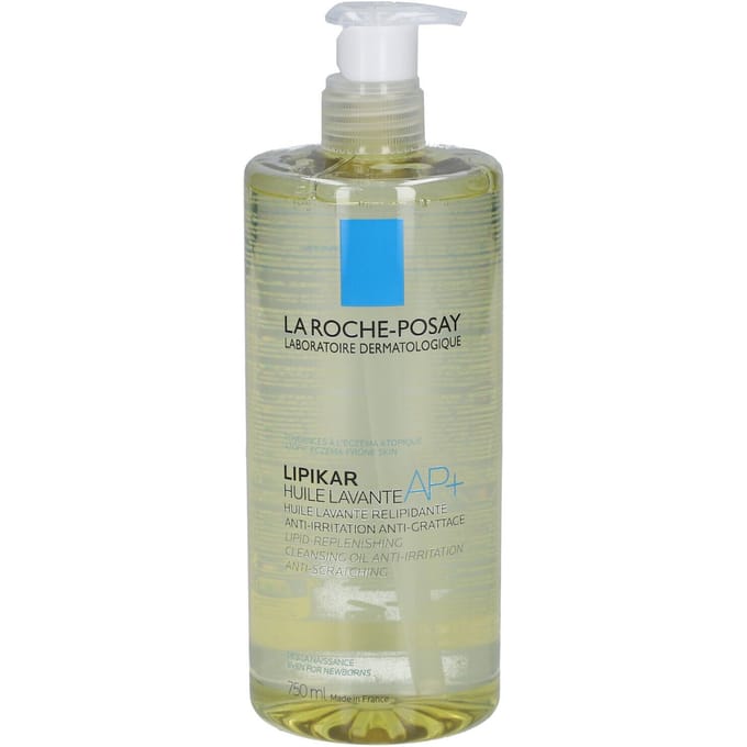 La Roche-Posay Lipikar Reinigingsolie AP+ - voor een Droge Huid met Neiging tot Atopisch Eczeem - 750ml