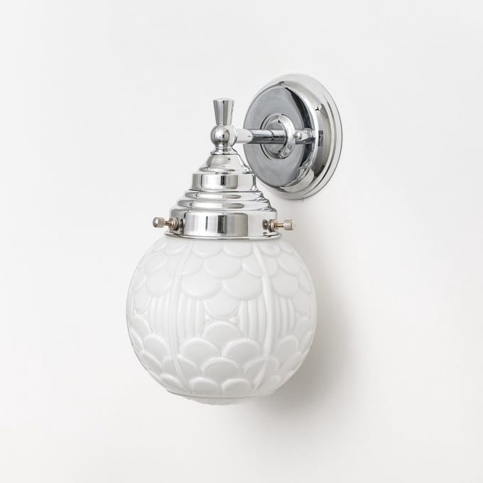 Wandlamp Arcade Royal Chroom - Art Deco Trade
