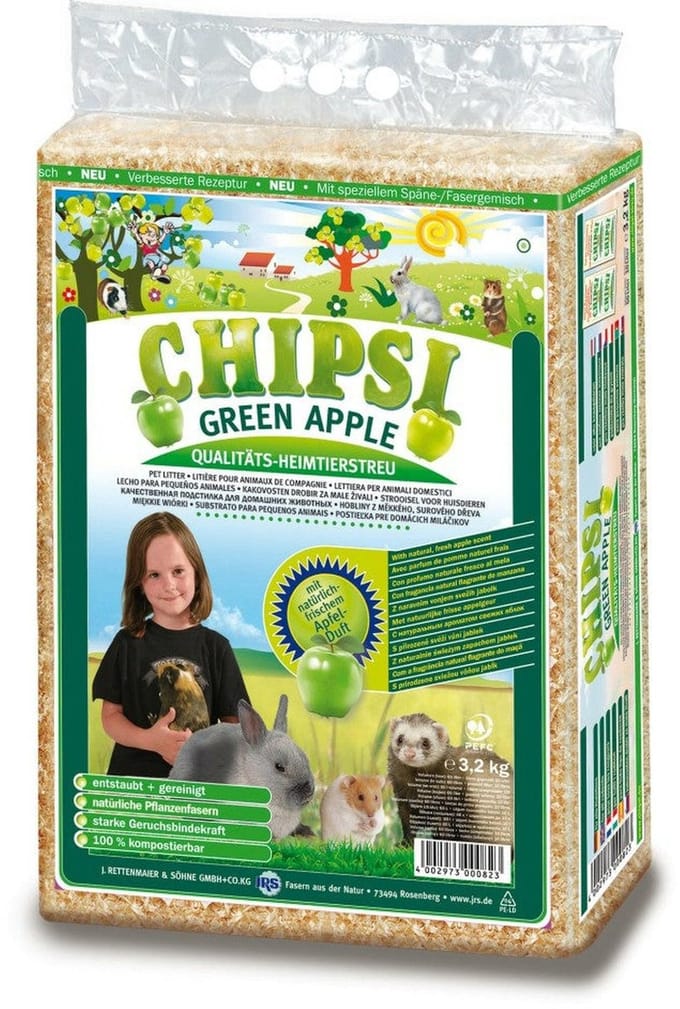 Chipsi JRS Petcare - Plus Apple Bedding shavings 3.2kg