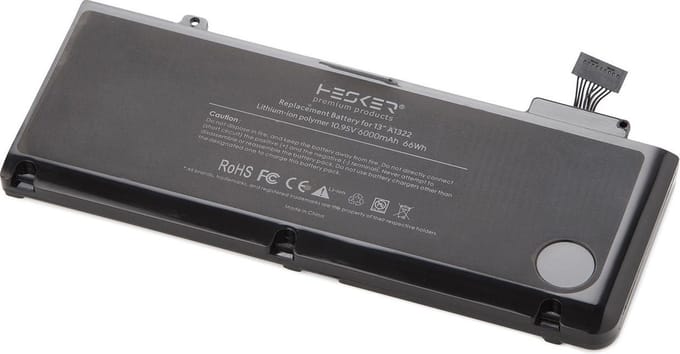 A1322 accu MacBook Pro 13" | Hesker batterij MacBook Pro 13-inch (medio 2009 – medio 2012)