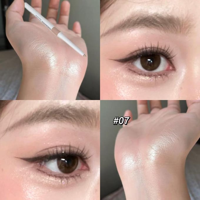 Eyeliner pen parelmoer mat hoogglans verhelderend langhoudend vlekbestendig eyeliner