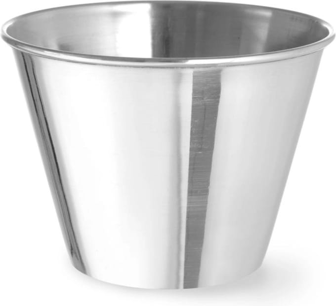 HENDI Ramekin set – roestvast staal – hoogglans – 12 stuks – 0,115L