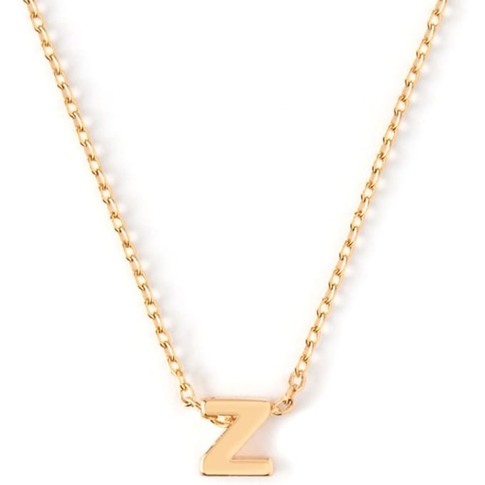 Orelia letter ketting Z goudkleurig