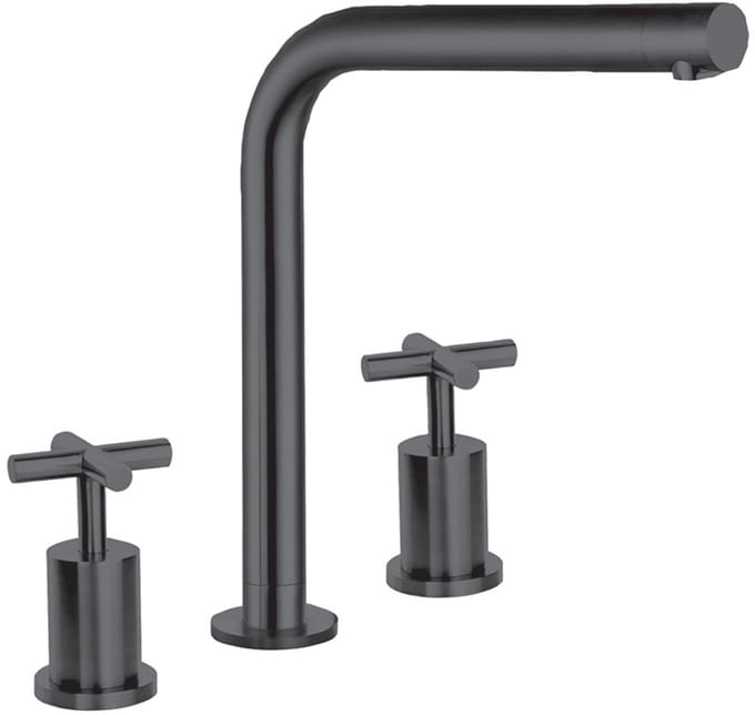 Lanesto Urban Brooklyn recht Gun Metal Zwart