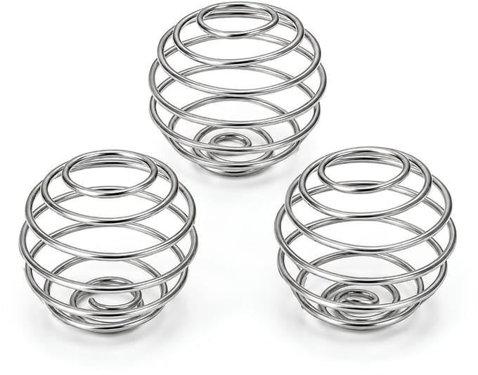 Shakerbal - Mengbal voor Shakebeker - RVS - 3 Stuks