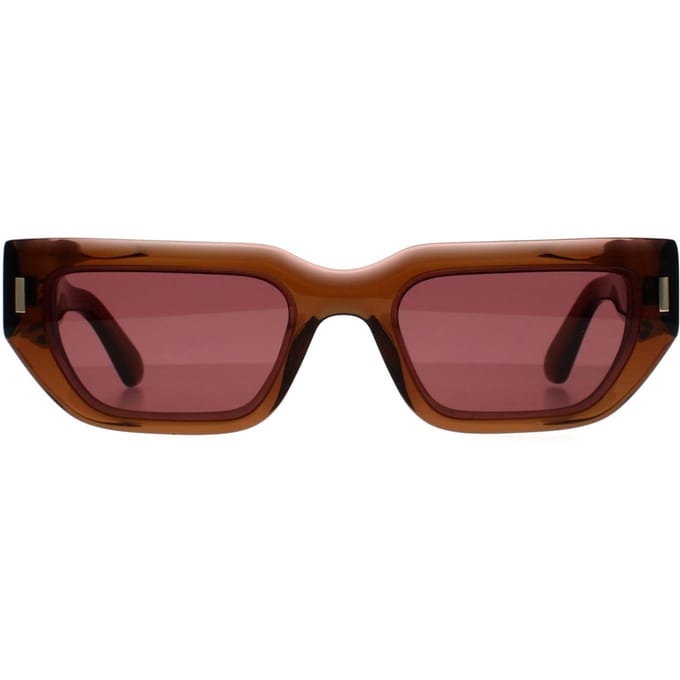 Calvin Klein Rechthoek Unisex Transparant Bruin Roze Donker Paars CK24500S