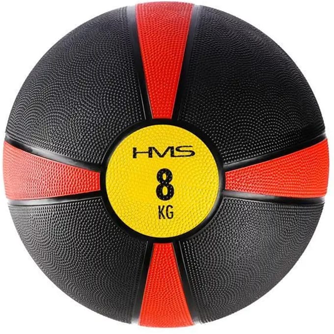 HMS NK08 Serie - Medicinale Bal - 8 kg - Zwart-Rood