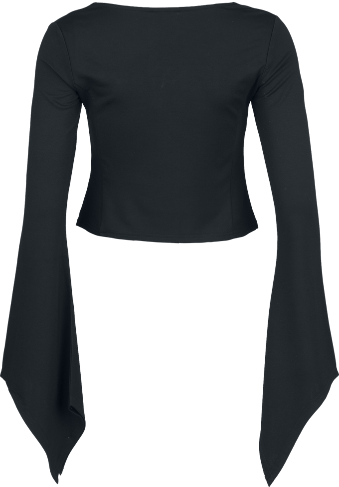 Killstar - Gothic Top - Withered Garden - Night Empress Top - M tot 4XL - voor Vrouwen - zwart