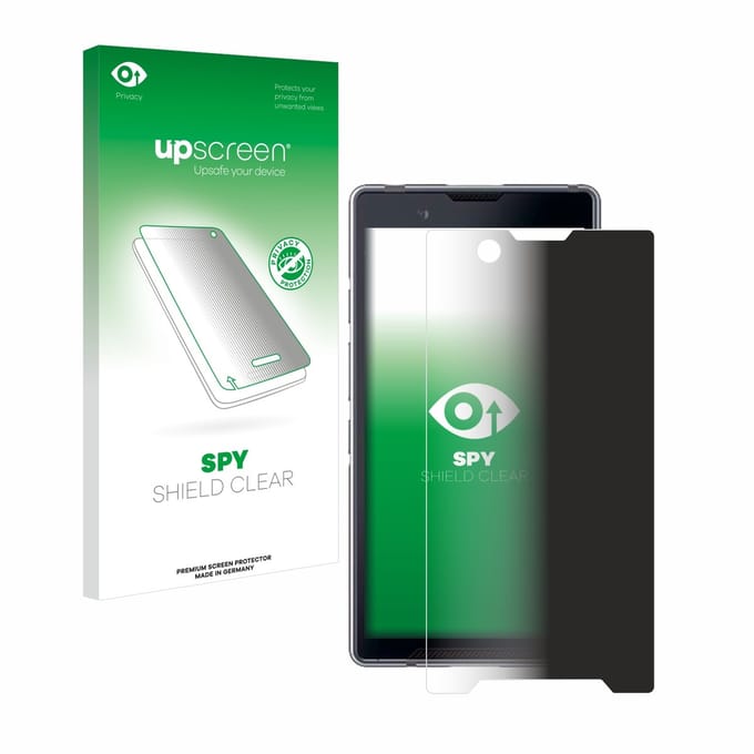upscreen - privacy screenprotector voor Bittium Tough Mobile 2 - Folie Beschermfolie Blauwlichtfilter