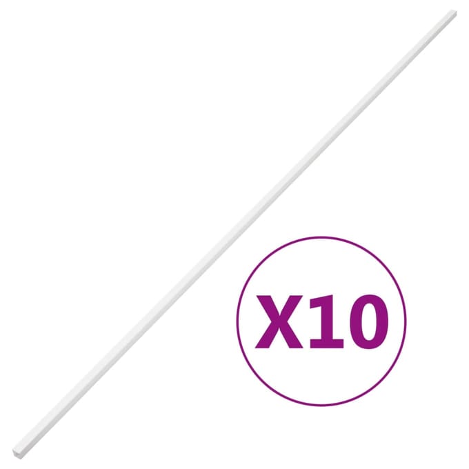 vidaXL - Kabelgoot - 10x10 - mm - 10 - m - PVC
