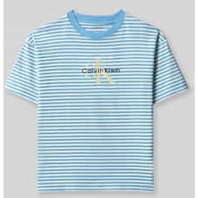 regular fit T-shirt met logoprint van puur katoen