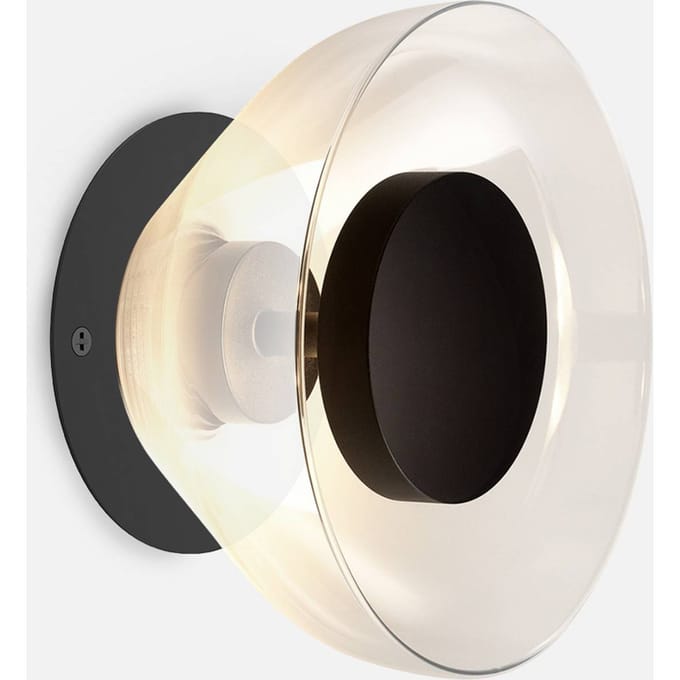 MARSET Driverkap Aura Disk, zwart Ø 13 cm aluminium