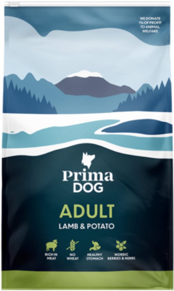 PrimaDog hondenvoer adult lam & aardappel - 3 kilo