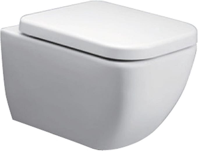 Mawialux hangend rimless toilet - softclose zitting - Vierkant - Glans wit - Florida