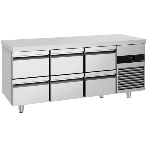 GGM Gastro Kühltisch PREMIUM - 1865x700mm - mit 6 Schubladen