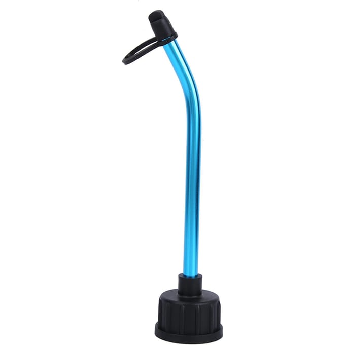 Nitro Motor Brandstofvuller Navulfles met Aluminium Legering Rietje voor RC Modelauto 250ML Wit blue