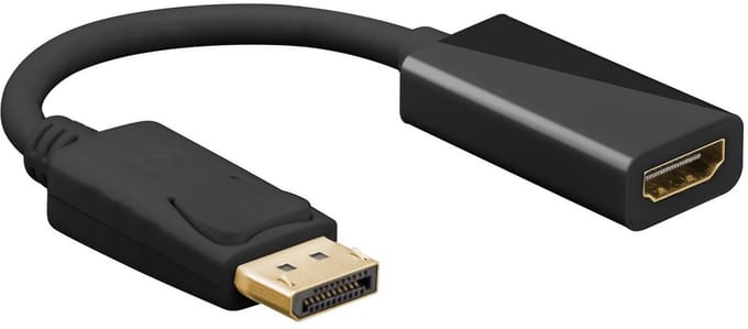Goobay DisplayPort/HDMI adapterkabel, 8K/60 Hz, displayPort-connector > HDMI-bus (type A)