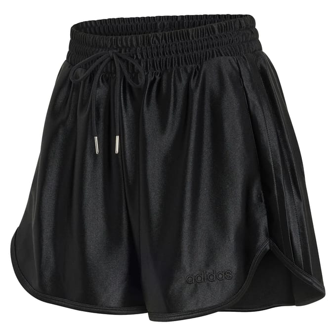 Loose fit sweatshorts met contraststrepen