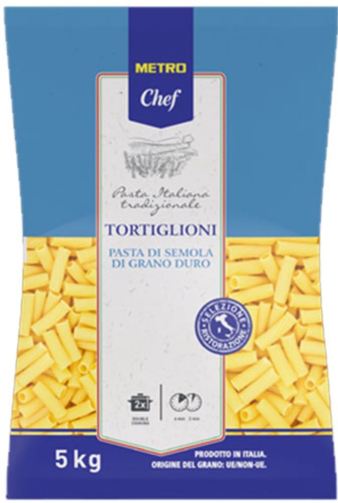 METRO Chef Tortiglioni - pasta - 5 kg