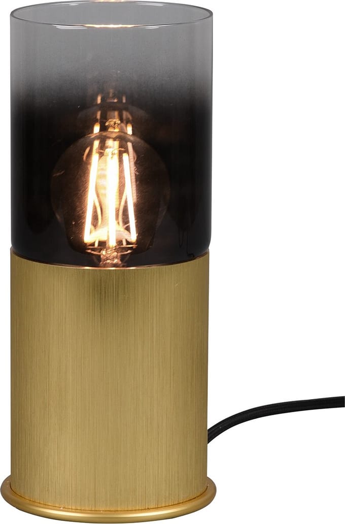 LED Tafellamp - Tafelverlichting - Torna Roba - E27 Fitting - Rond - Mat Goud - Aluminium