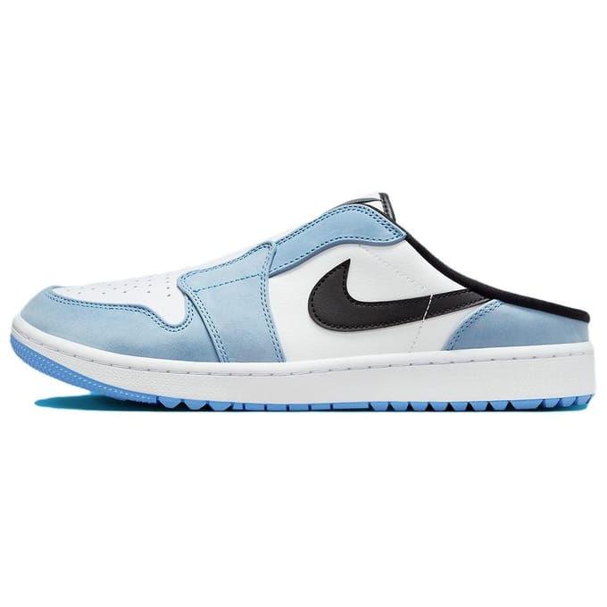 Baskets Unisexe Air Jordan 1 Mule Golf University Blue Blanc Noir FJ1214-400 36