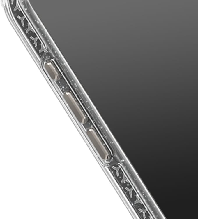 Force Case, Hoesje geschikt voor iPhone 17 Pro Max - Air Xtrem MagSafe Versterkt & Glitter 4m, Transparant