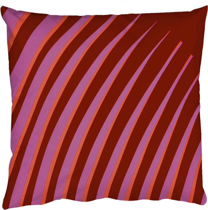 Sierkussens - Kussentjes Woonkamer - 60x60 cm - Lijnen - Rood - Beweging