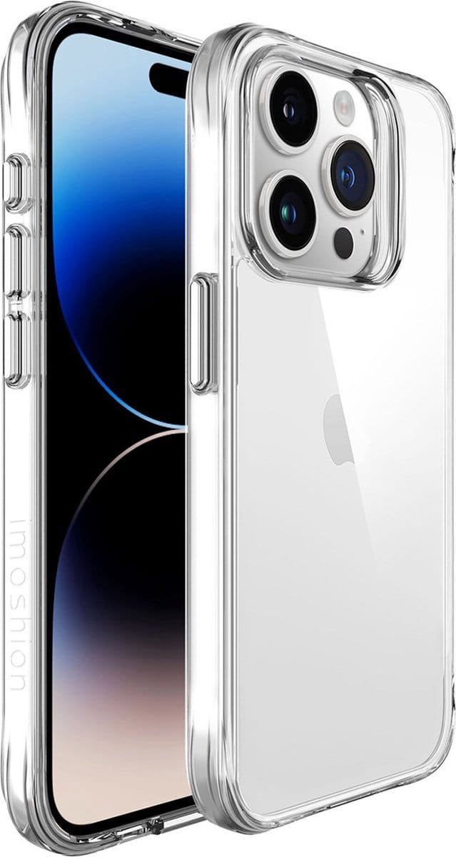 Ulanax - Transparant - Siliconen - Shock Proof - Case - Hoesje - Geschikt voor iPhone 15 Pro Max