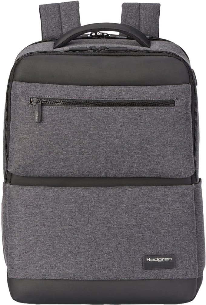 Hedgren Script Rugzak met 2 compartimenten 15,6 inch met RFID-bescherming – USB-poort – Waterafstotend –Stylish Grey