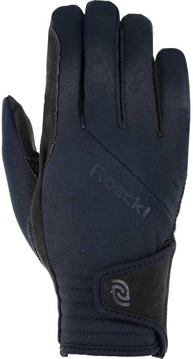 Handschoen Winya Black - 7 | Paardrij handschoenen