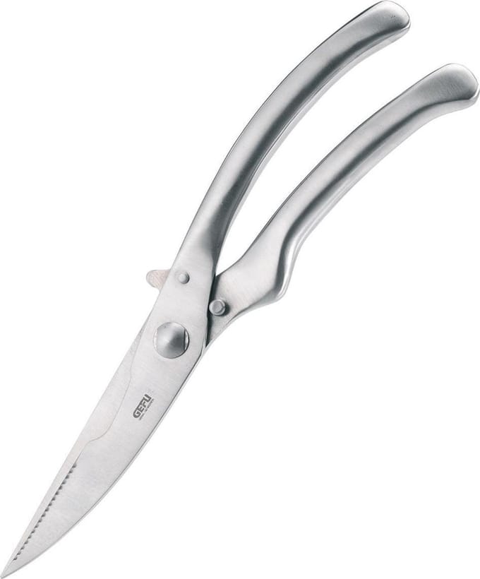 GEFU TRINCIA Wildschaar en Gevogelteschaar – RVS Keukenschaar met Botbreker – 25 cm