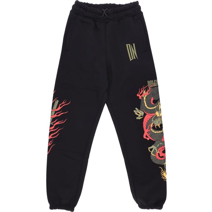 Ryu Dragon Joggingbroek Heren Joggingbroek Zwart