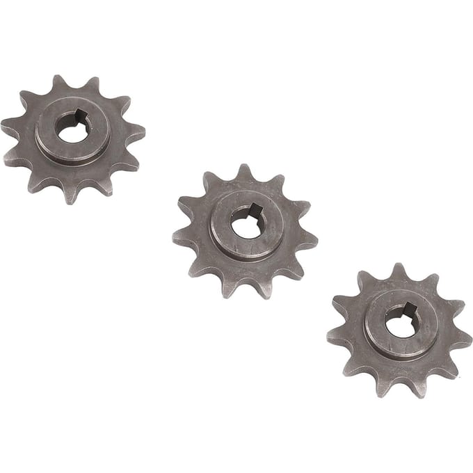 3 STUKS Voorste Tandwiel 420 11T Staal Motorfiets Voorste Motor Aandrijfas Tandwiel gray